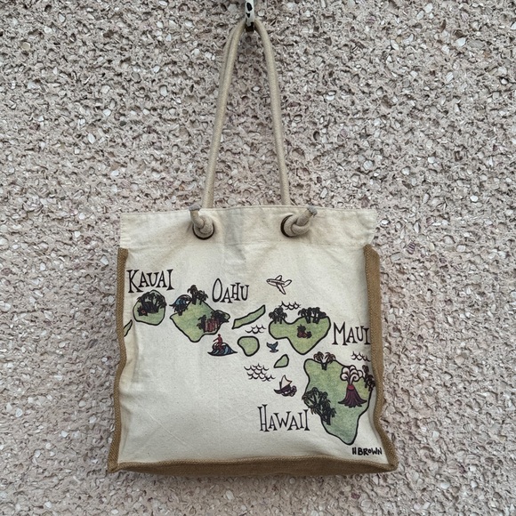 Heather Brown Handbags - Heather Brown Surf Art Canvas Tote